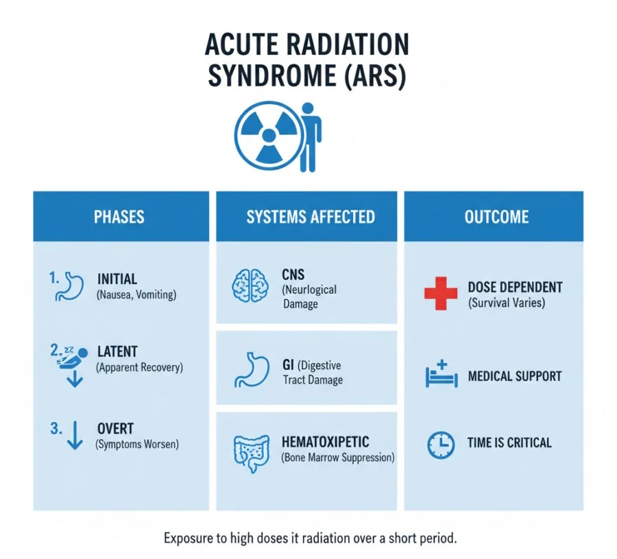 Acute radiation syndrome ARS explained