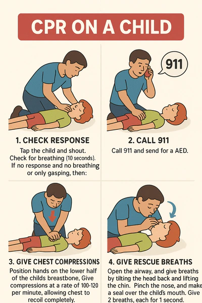 CPR on children guide
