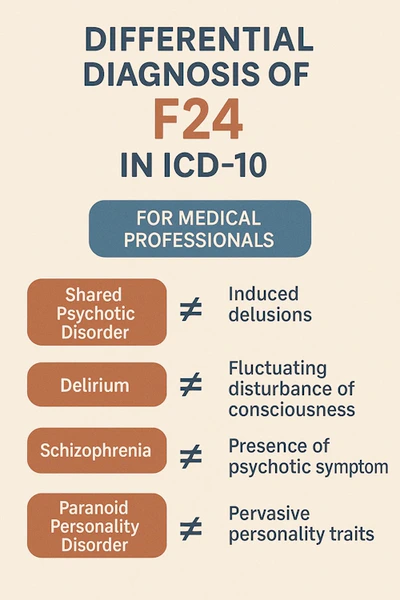 F24 differential diagnosis